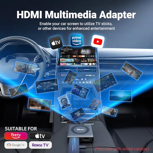 Car TV Mate Pro: Wireless CarPlay Adapter for OEM Cars